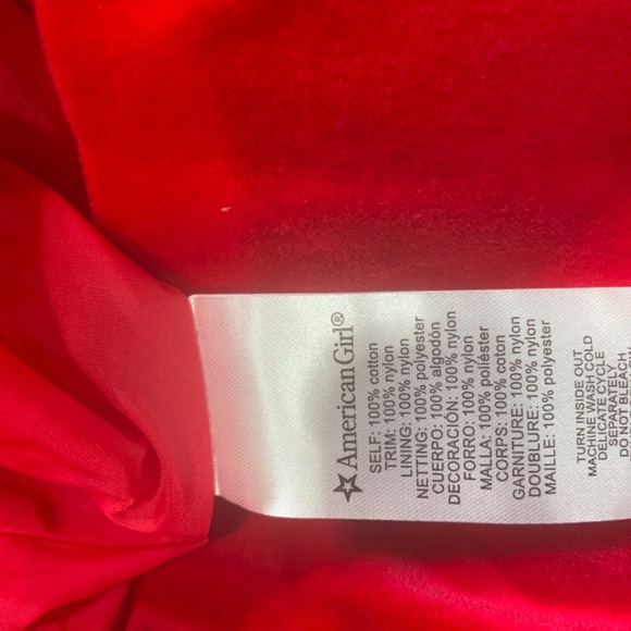 American Girl Red Party Dress - Picture 11 of 13